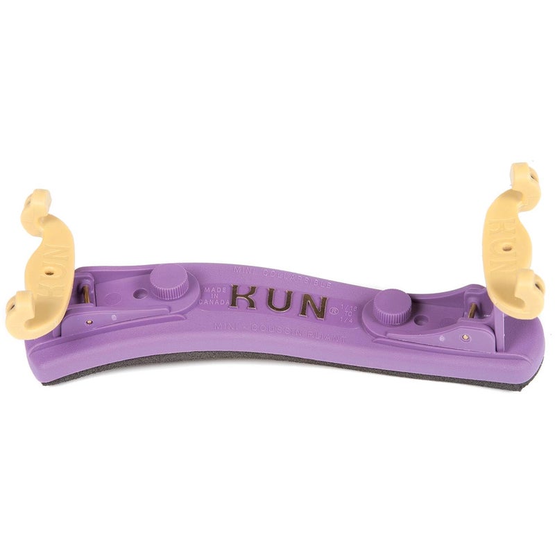 Kun Collapsible Mini Purple Shoulder Rest for 1/16-1/4 Violin - Image 3